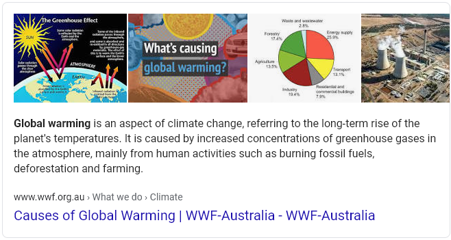 heat release causes global warming