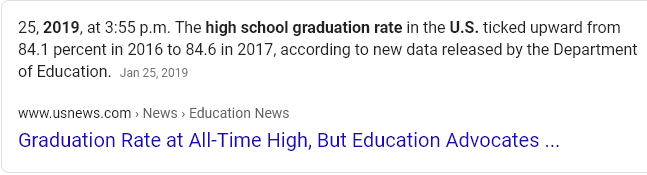 education 2/ does not mean success