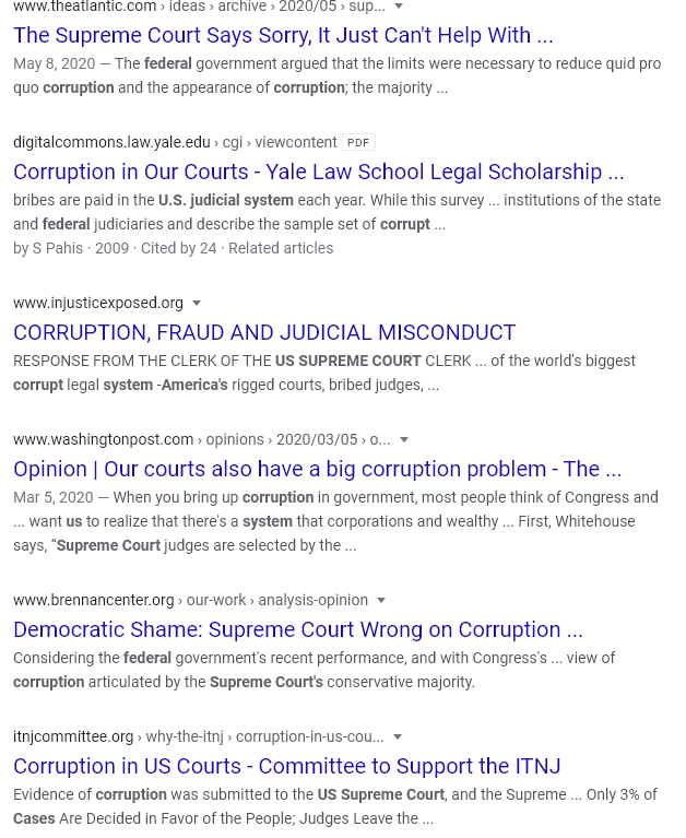 courtroom corruption