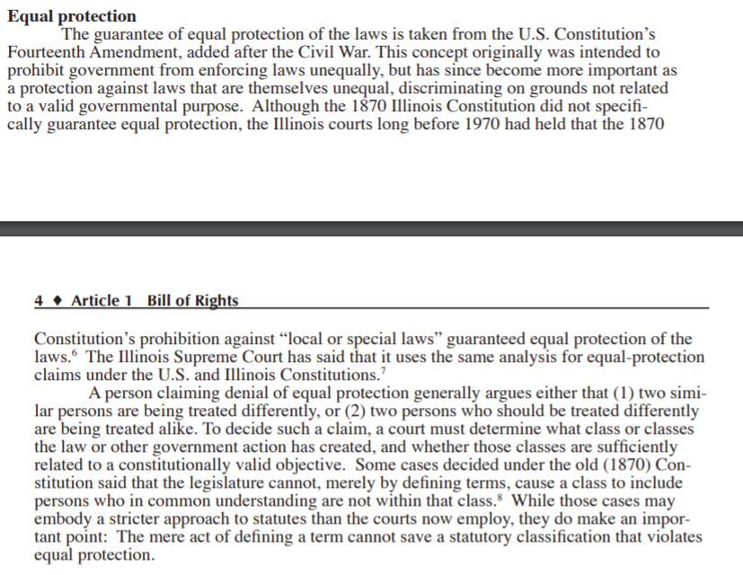 equal protection