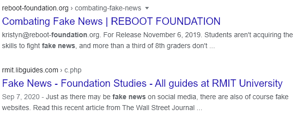 what is not fake news: real evidence not experts
