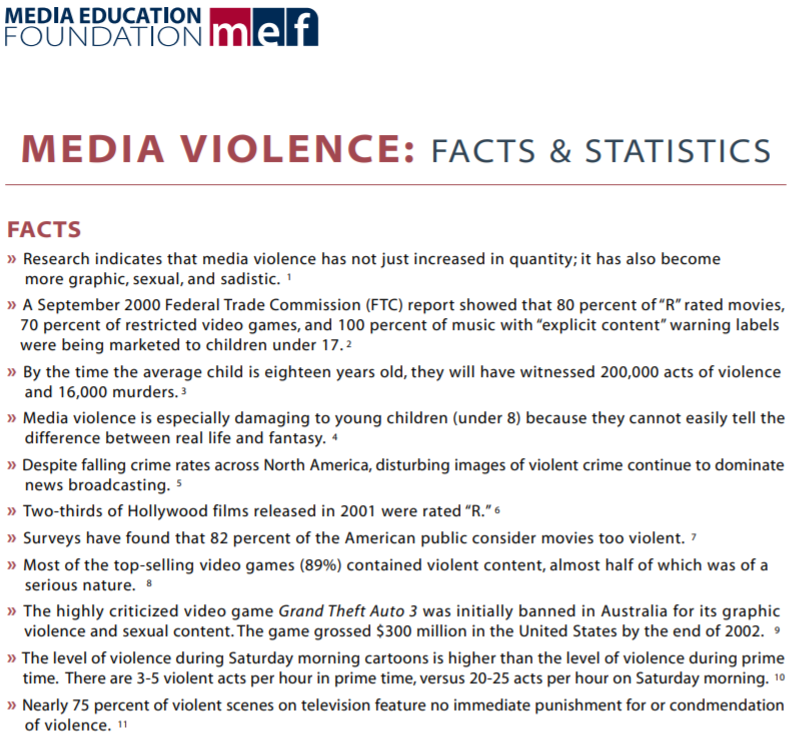 media violence