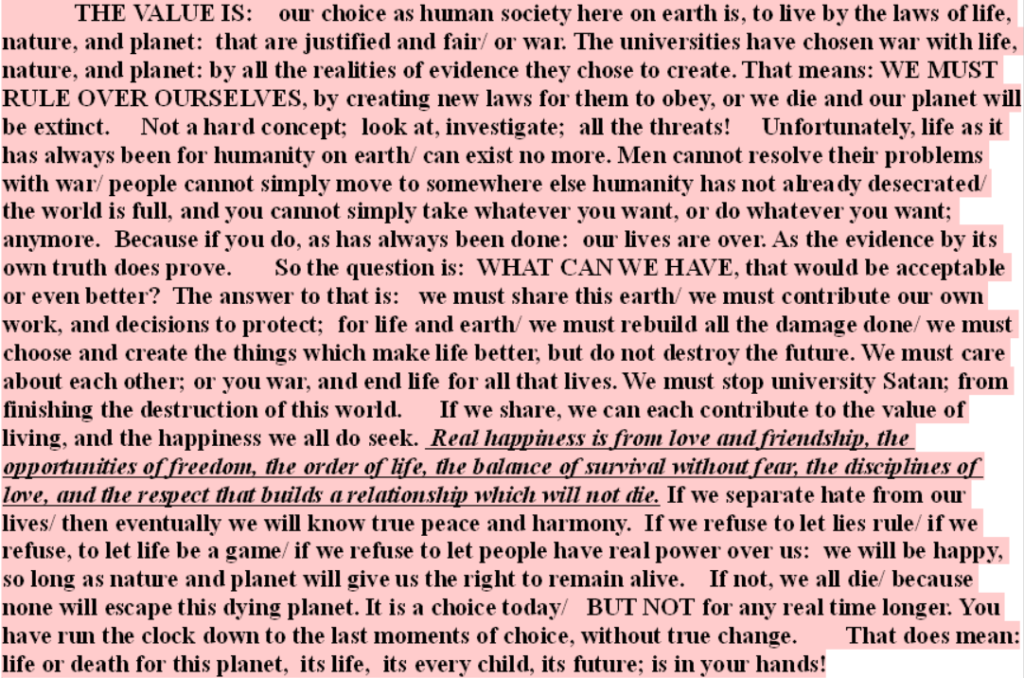 law of life