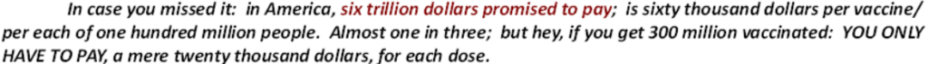 per vaccine shot