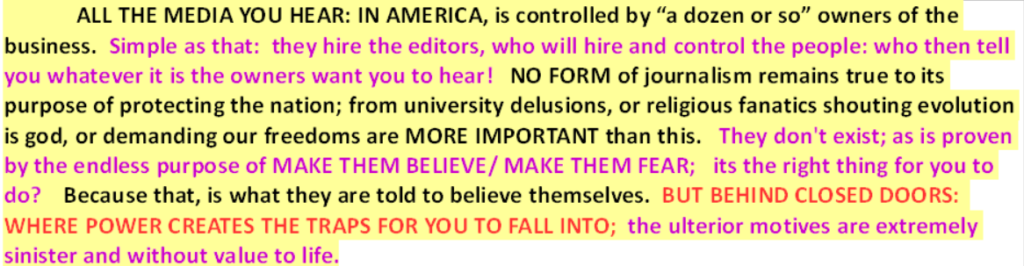 editors are hired to insure; what the rich want