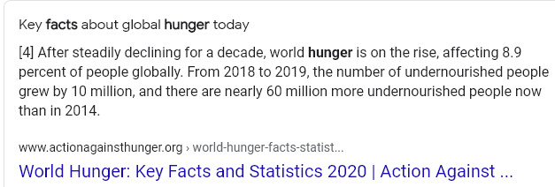 world hunger