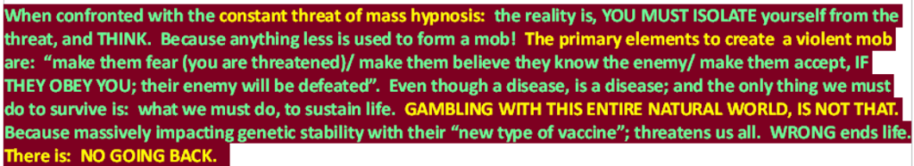 mass hypnosis