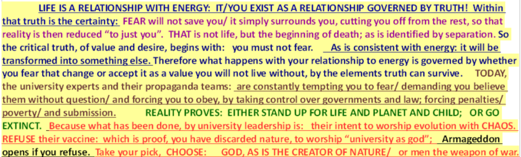 governed by truth