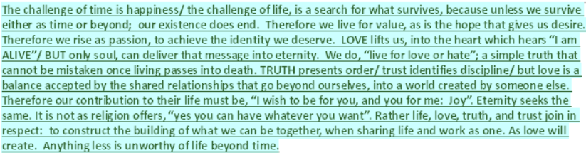living is a challenge