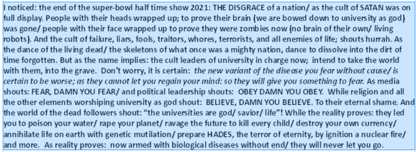the disgrace of a nation