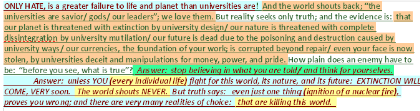 the human race chose all these things by playing god