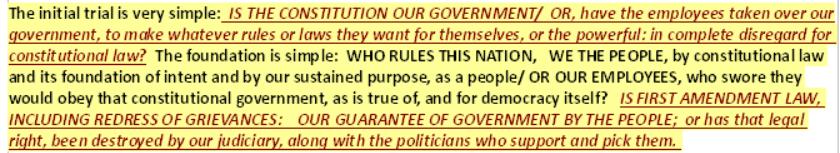 we must unite to protect our democracy by enforcing redress law