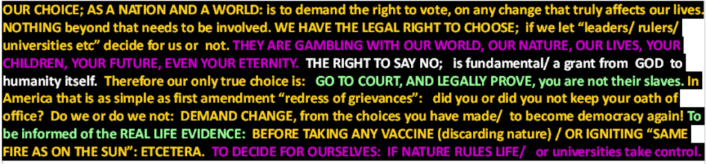 the legal right to choose