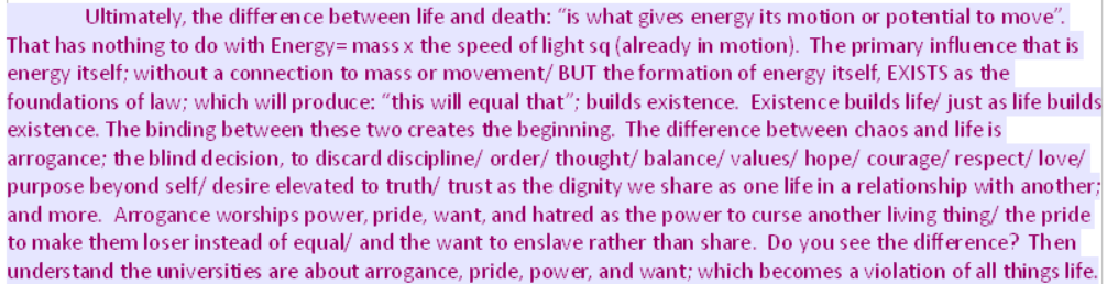 life and death