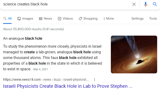 a black hole originates in a supernova; where the inside cannot get out fast enough/ and then turns back onto itself