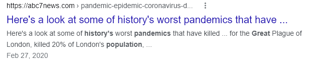 what a real pandemic is; not a game/ it comes with real evidence